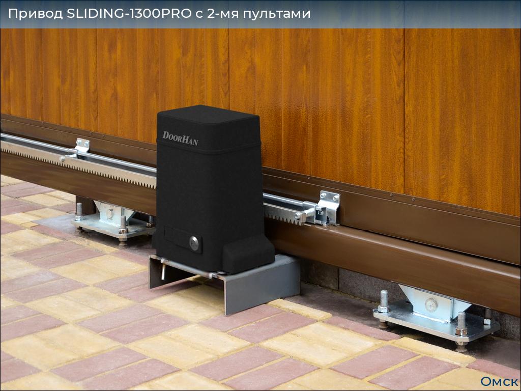 Привод SLIDING-1300PRO c 2-мя пультами, omsk.doorhan.ru