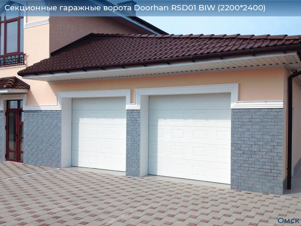 Секционные гаражные ворота Doorhan RSD01 BIW (2200*2400), omsk.doorhan.ru