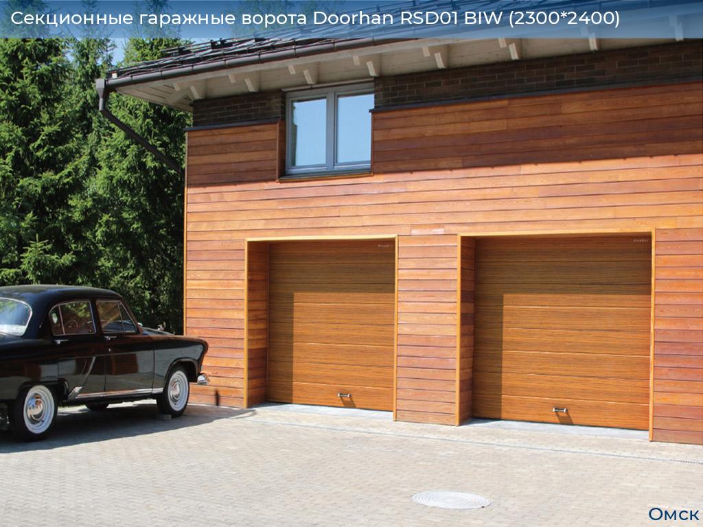 Секционные гаражные ворота Doorhan RSD01 BIW (2300*2400), omsk.doorhan.ru