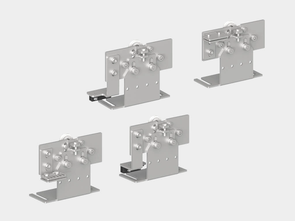 * Комплект кареток (4 шт.) для внутренних створок в приводе AD-SP-TELESCOPE