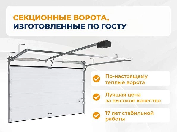 Секционные ворота 2500х2050 мм коричнево-красные DoorHan rsd02, tara.doorhan.ru